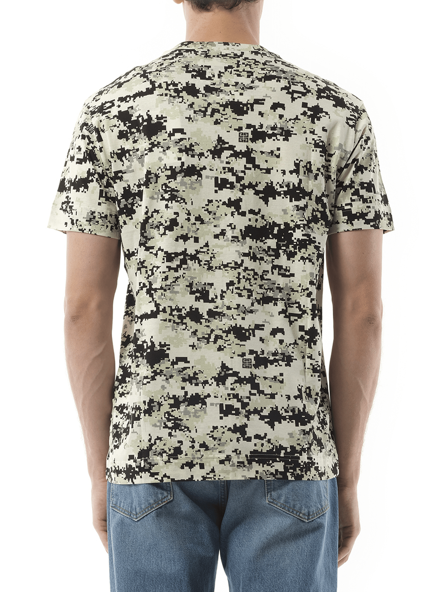 Givenchy Camo All Over T-Shirt in Beige/Black
