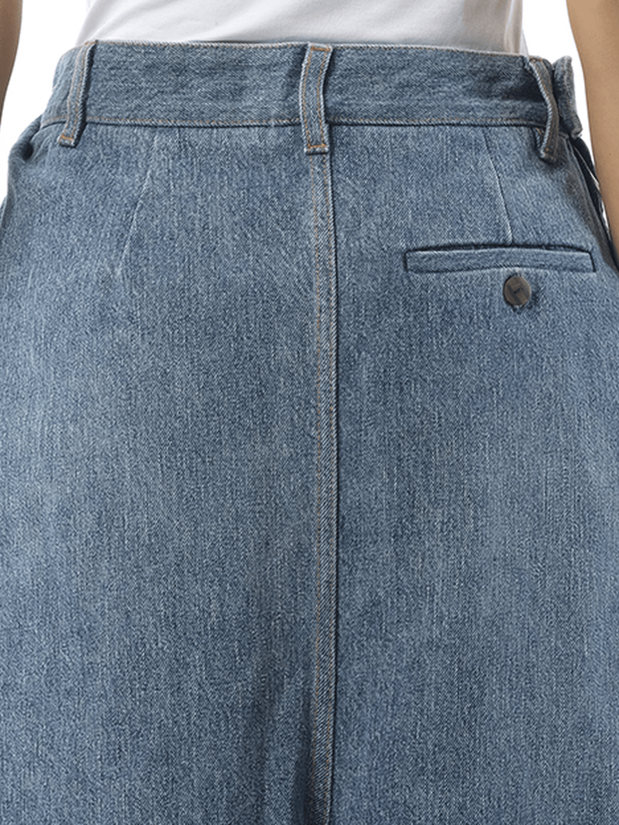 Loewe Draped Jeans AF in Indigo Blue