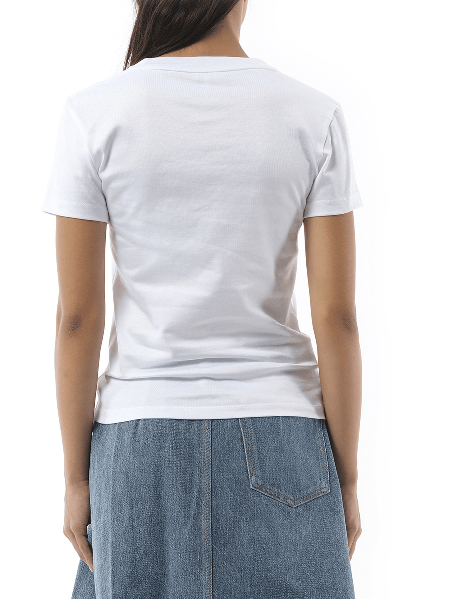 Loewe Gathered Effect T-Shirt in White