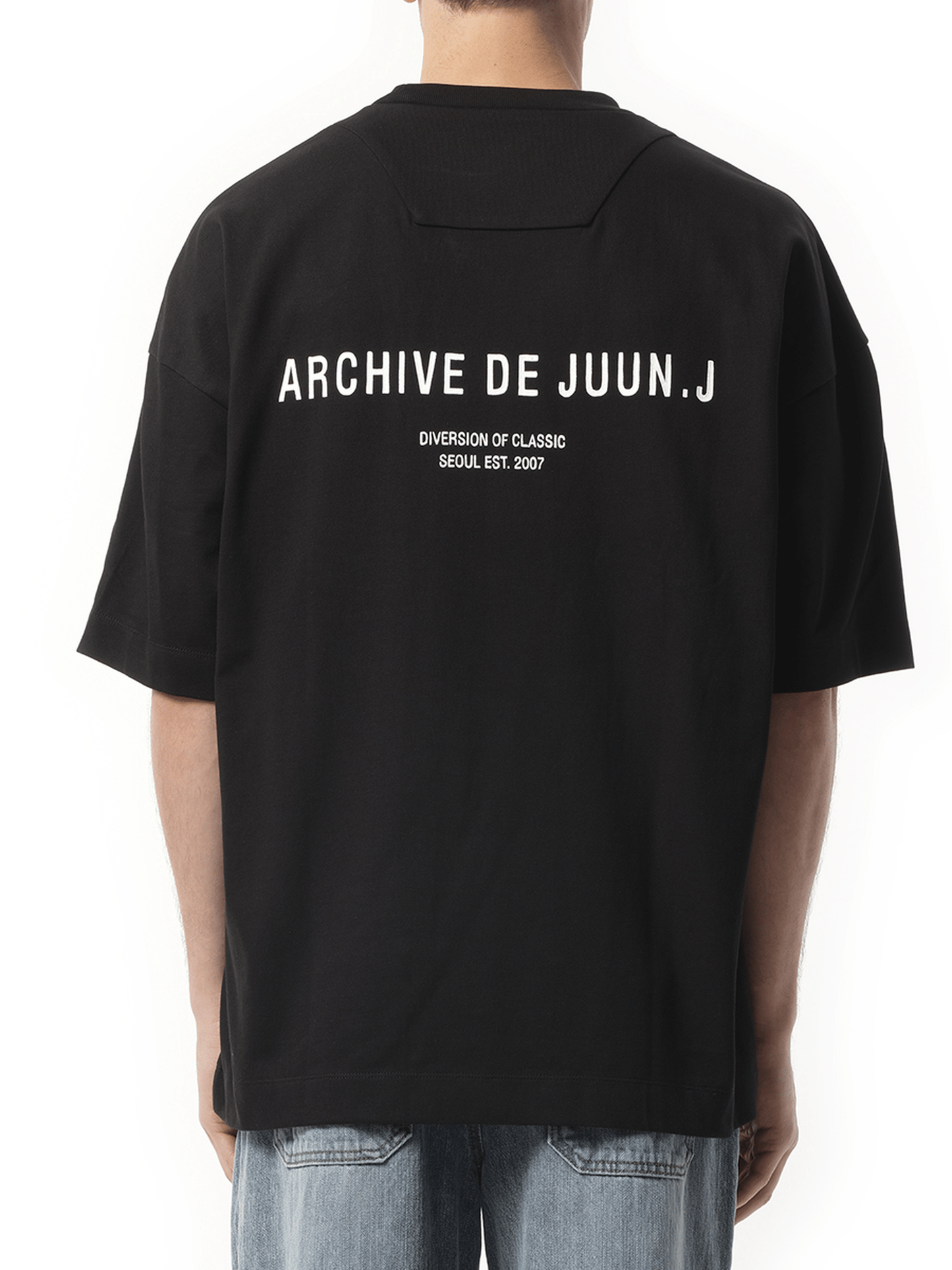 Juunj Archive De Juun.J Basic T-Shirt in Black