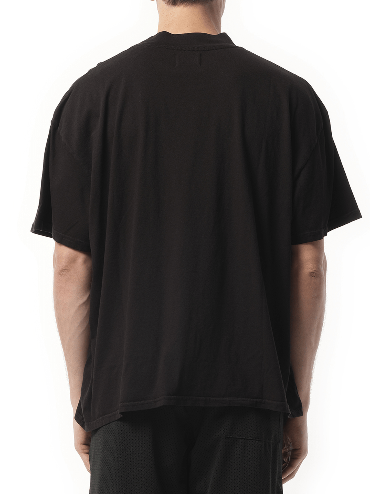 Rhude Classique Mock Neck T-Shirt in Black