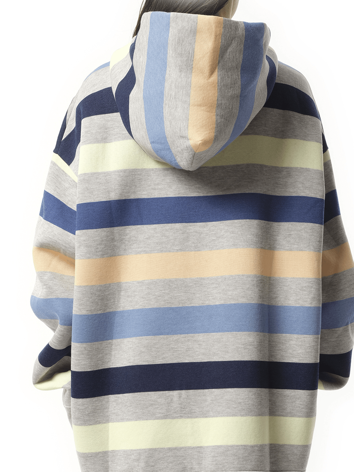 Long Sleeve Hooded Sweatshirt in Navy