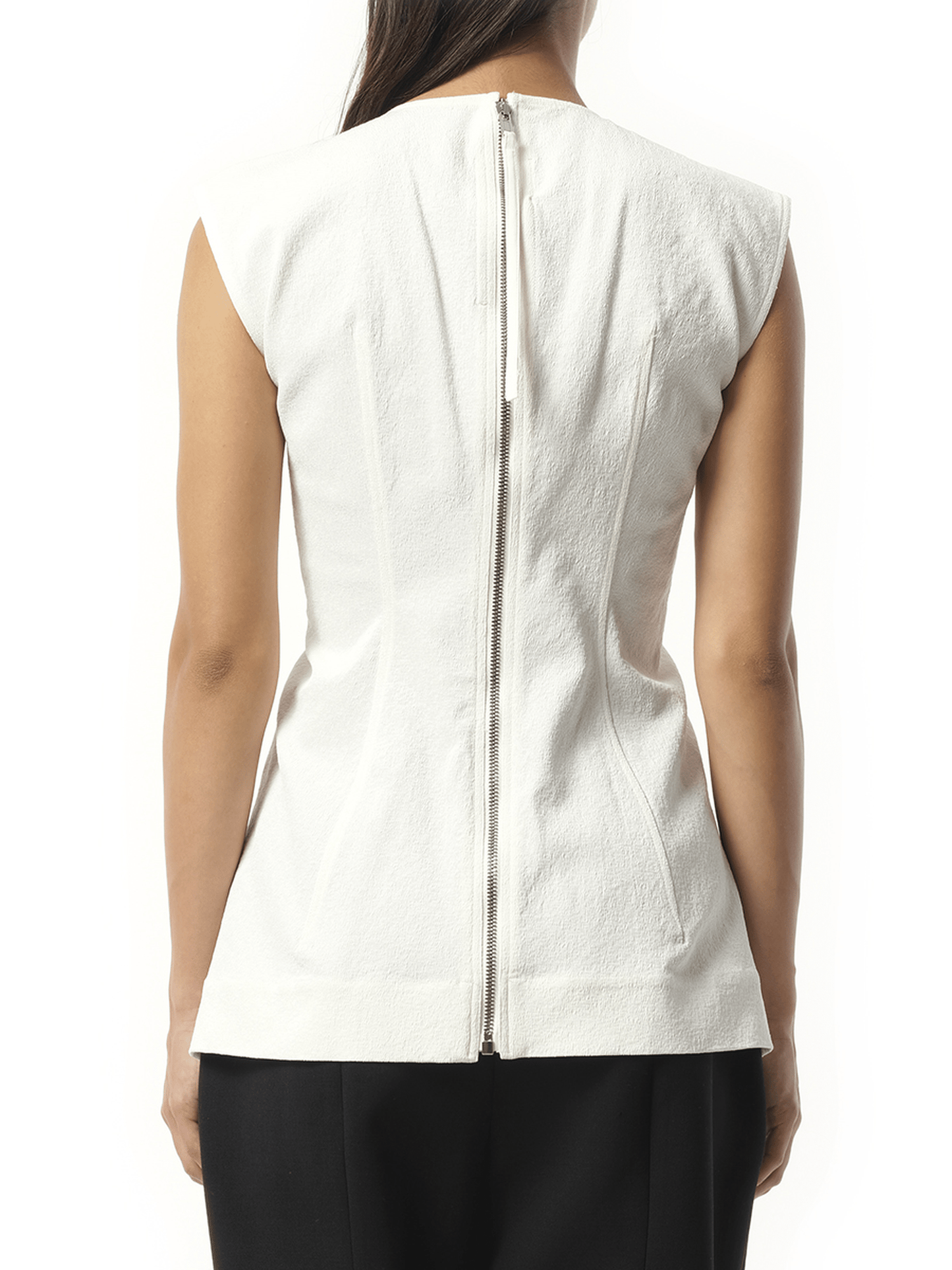 RO - V Neck Top in Milk