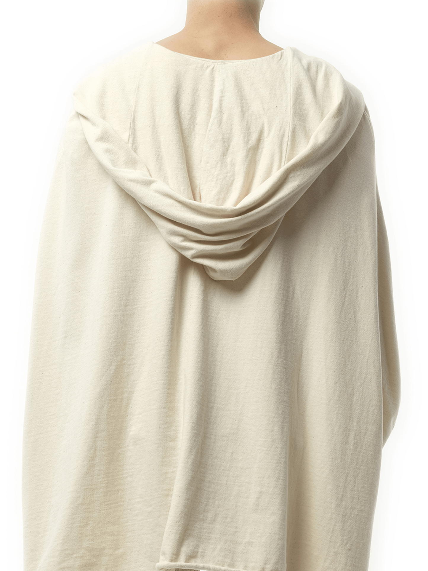 Rick Owens Hooded Kaftan in Natural