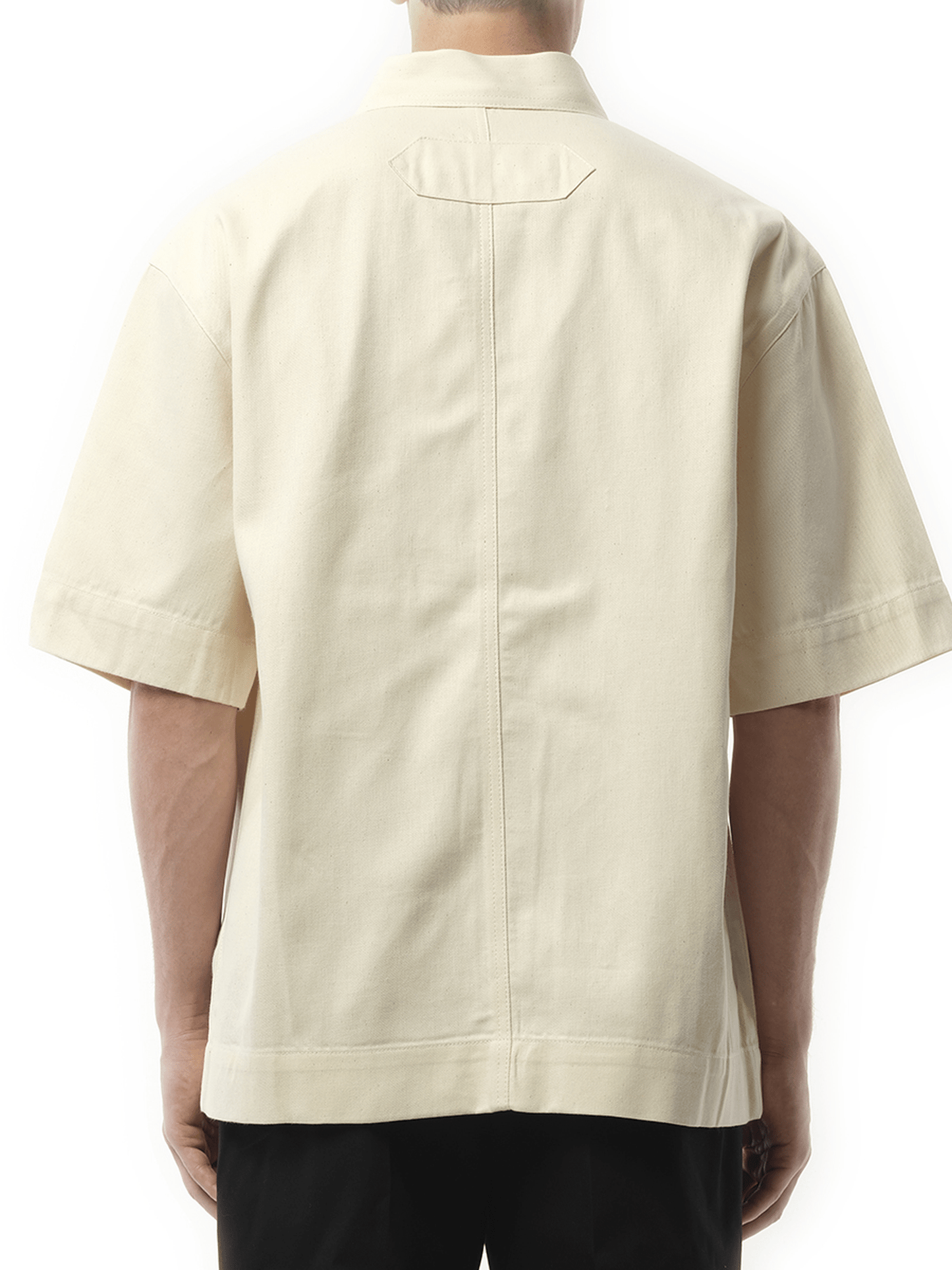 Jacquemus La Chemise Denim Aloe in Off White
