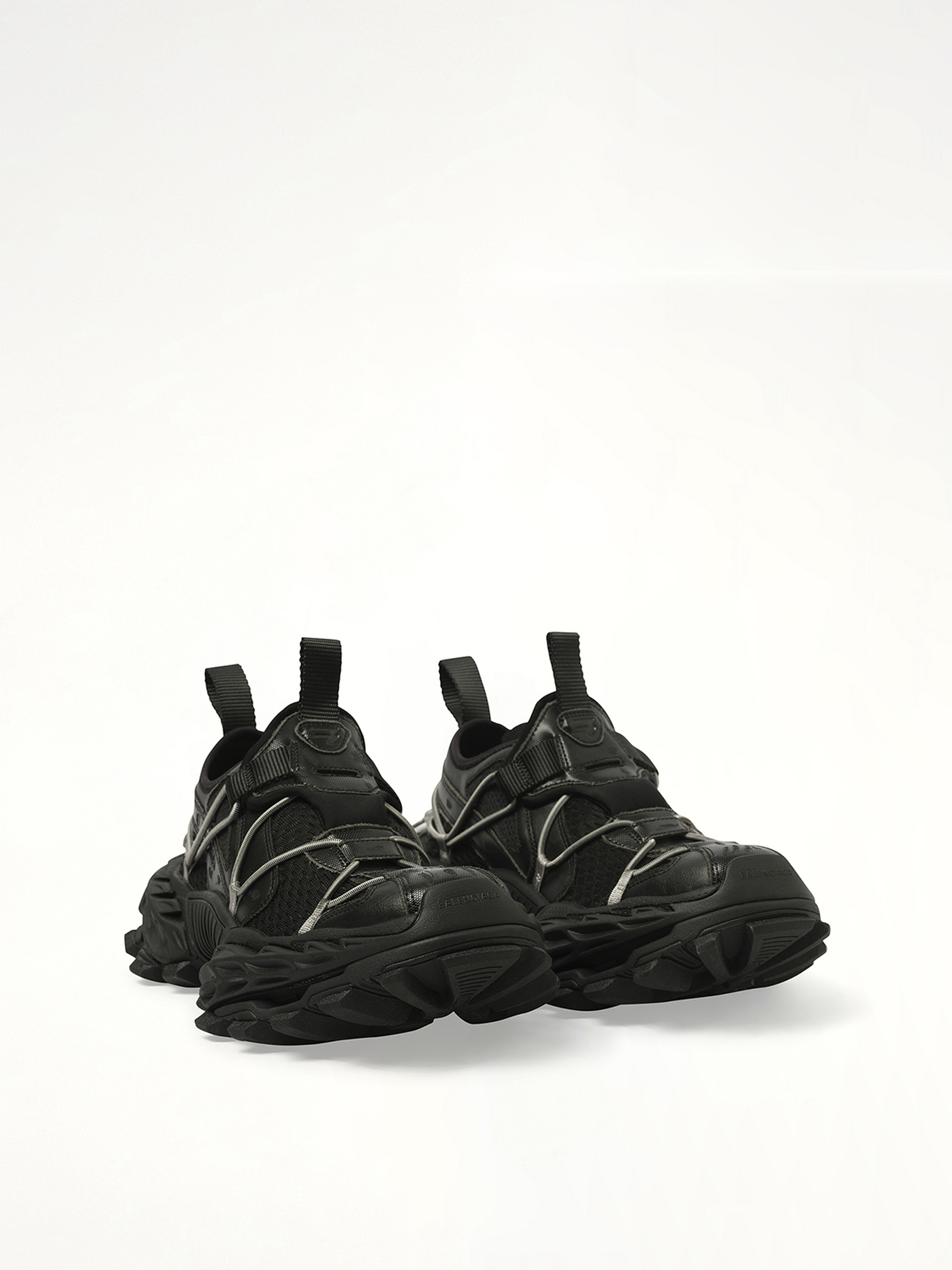 Hike Sneaker in Black Front View | BALENCIAGA