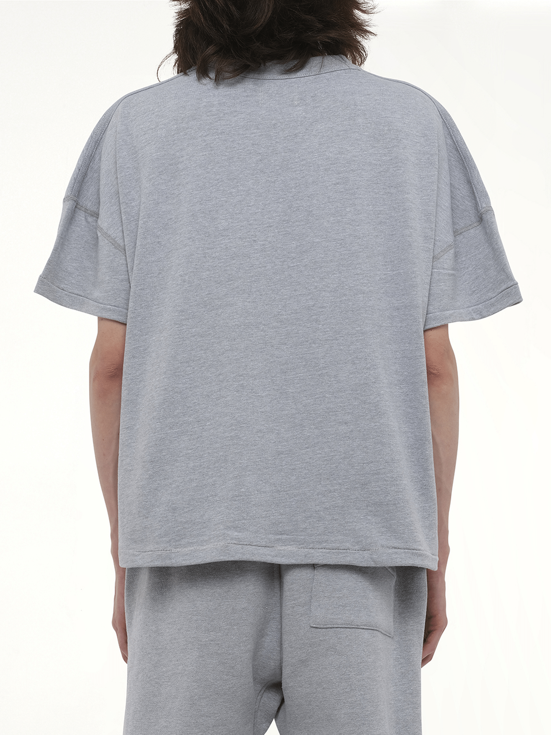 Rhude Classique Reverse T-Shirt in Heather Gray