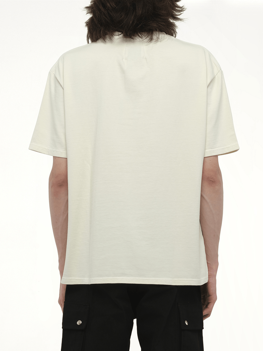 Rhude Hotel Di Monaco T-Shirt in Vintage White