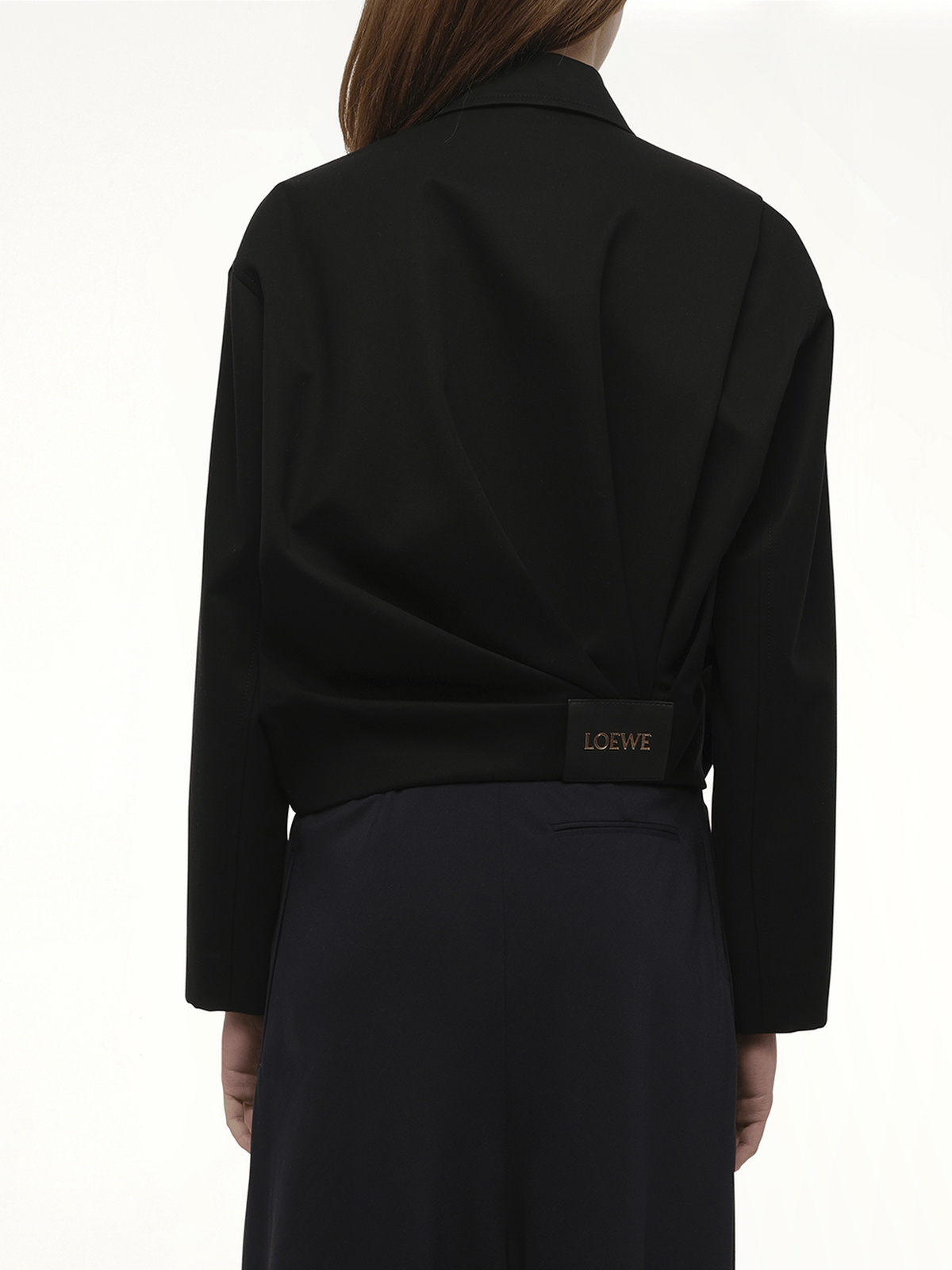 Loewe Draped Jacket in Black