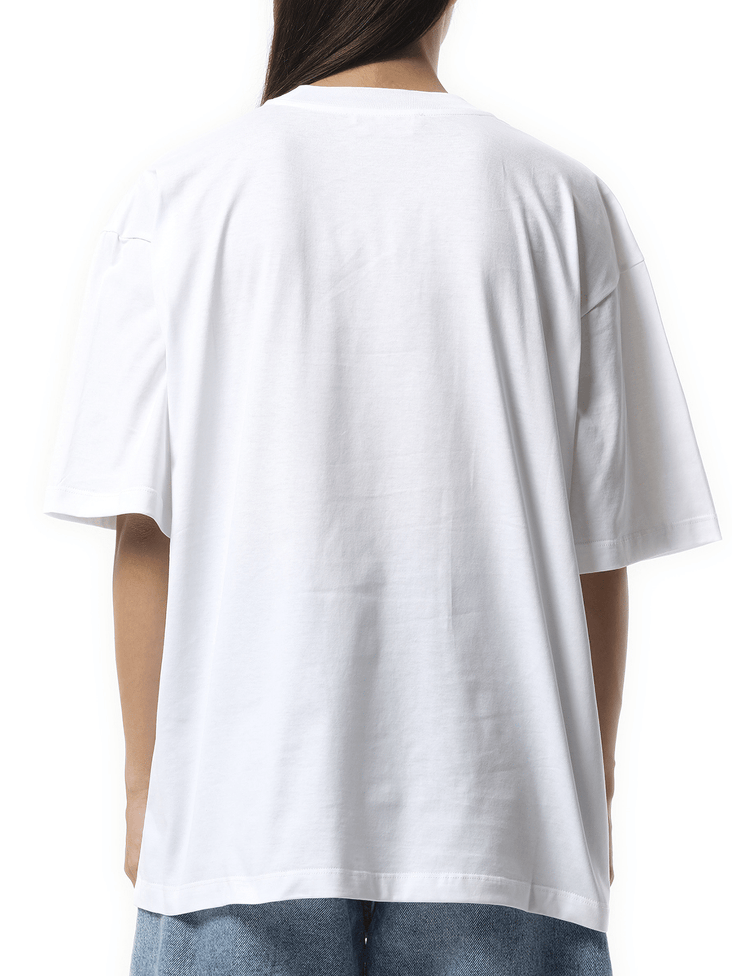 Marni Boxy Flower Logo T-Shirt in Lily White