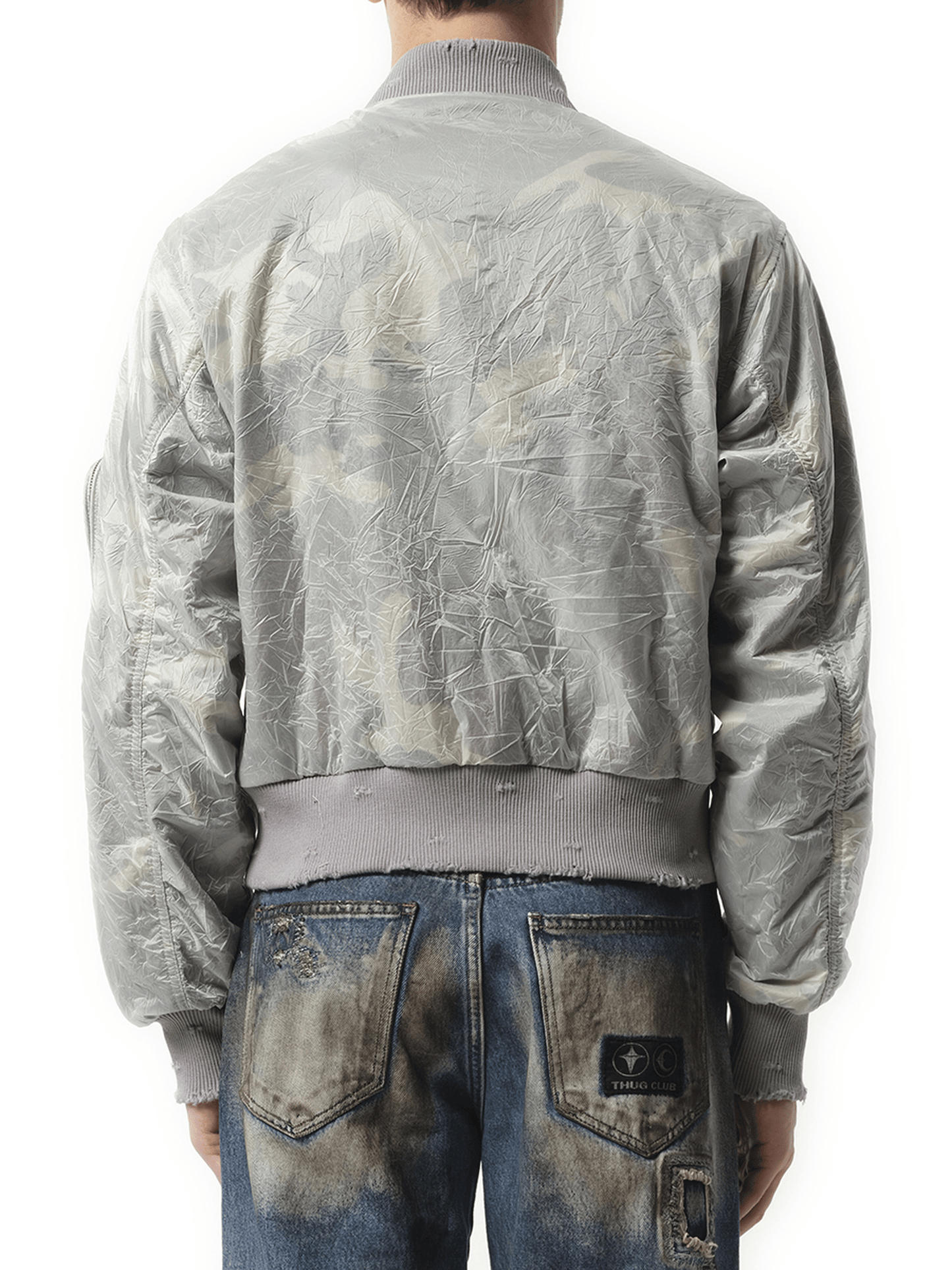 Thug Club Clouded Tango Charlie Bomber in Multicolour