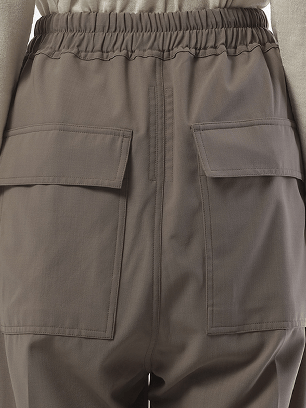 Rick Owens Drawstring Astaires Cropped in Dust