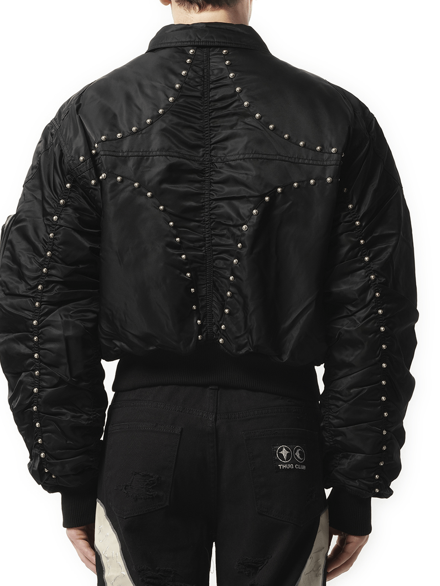 Thug Club a bird wants to fly high Jacket in Black