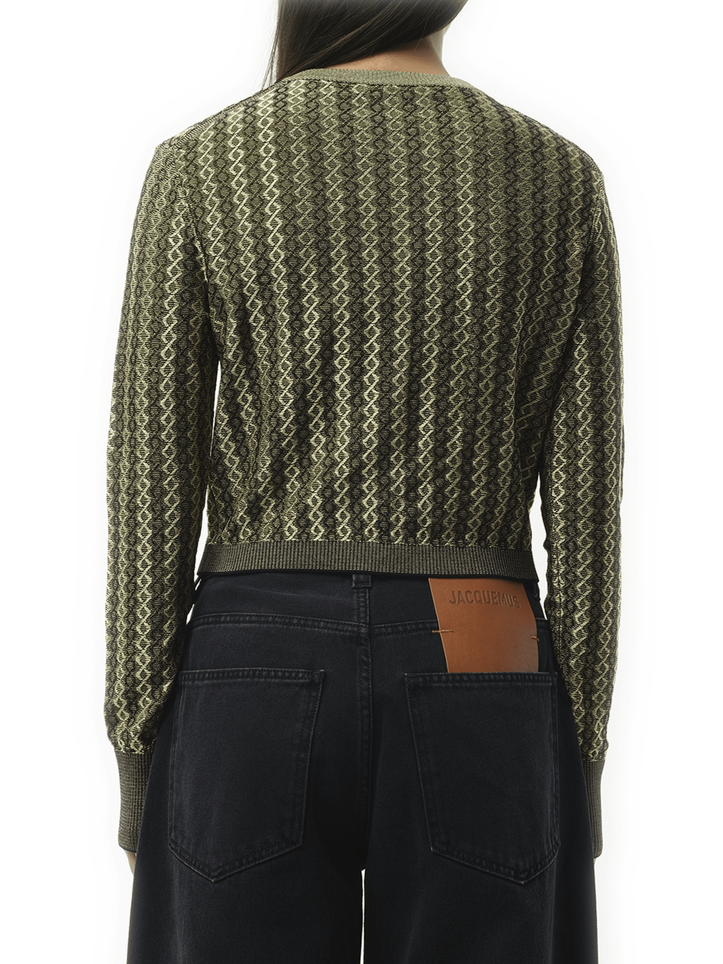 Jacquemus Le Cardigan Marino in Multicolour/Black