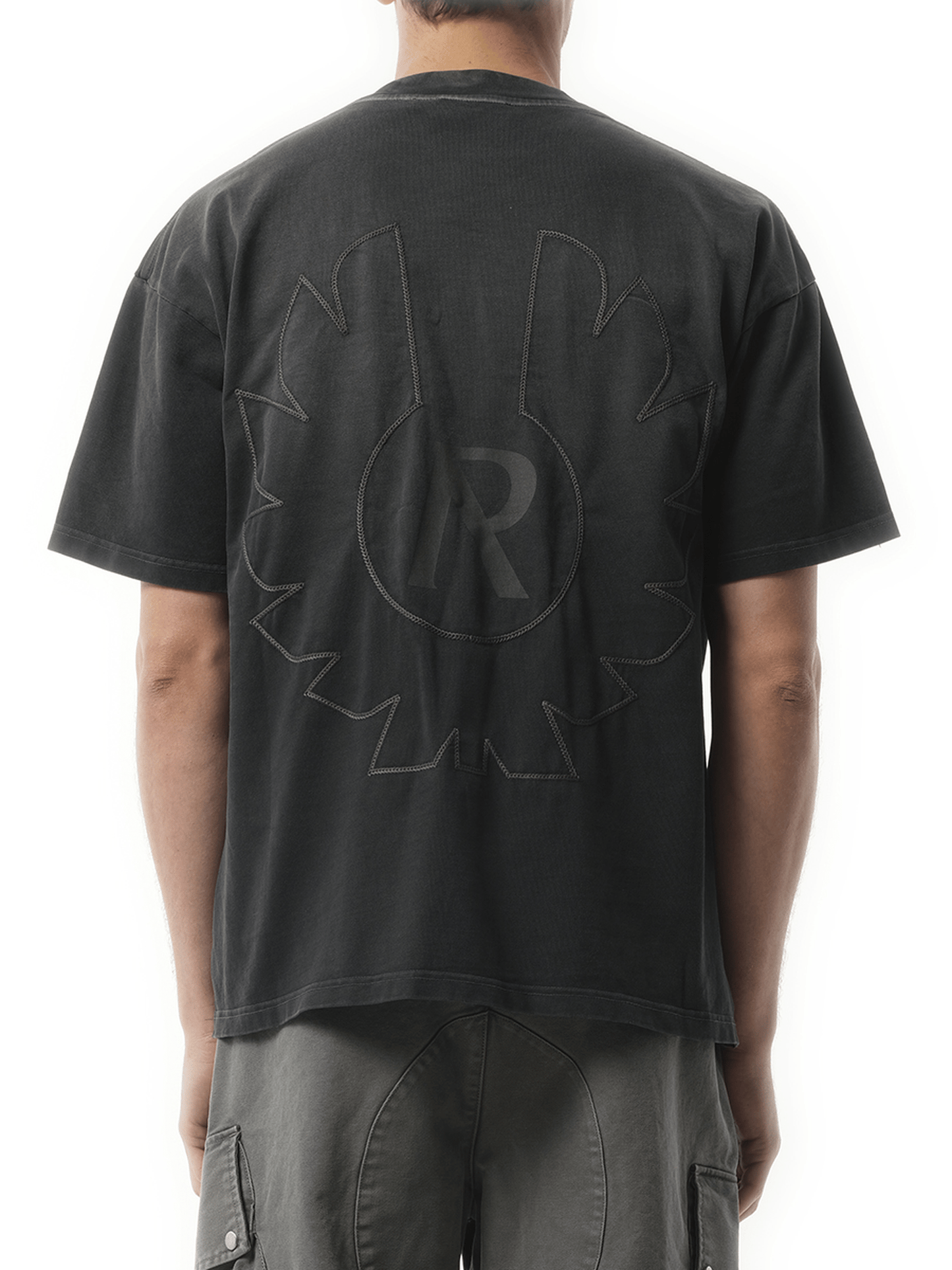 Represent Represent X Belstaff Outline Pheonix T-Shirt in Shadow