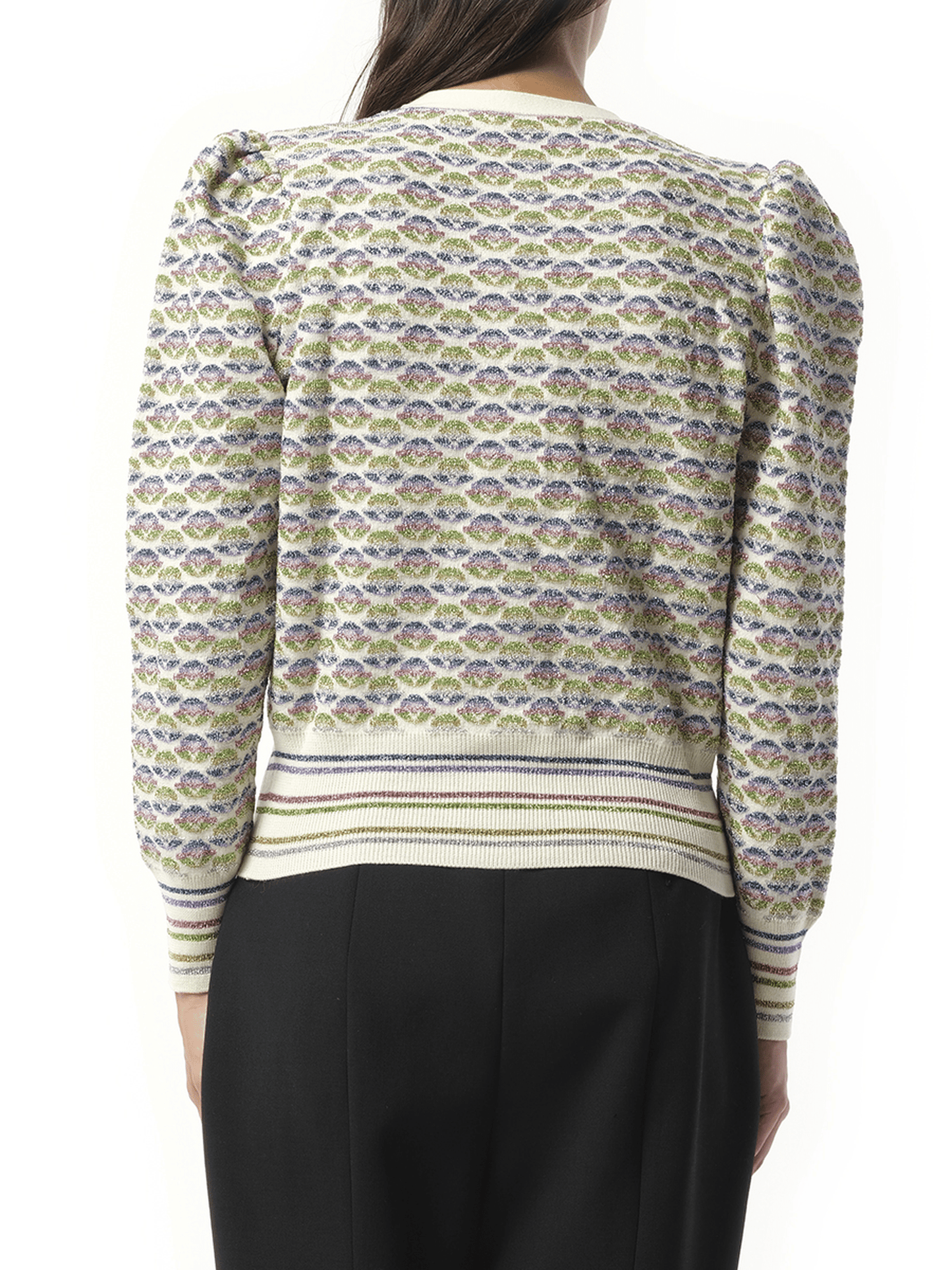 Long Sleeve V-Neck Cardigan in Vintage