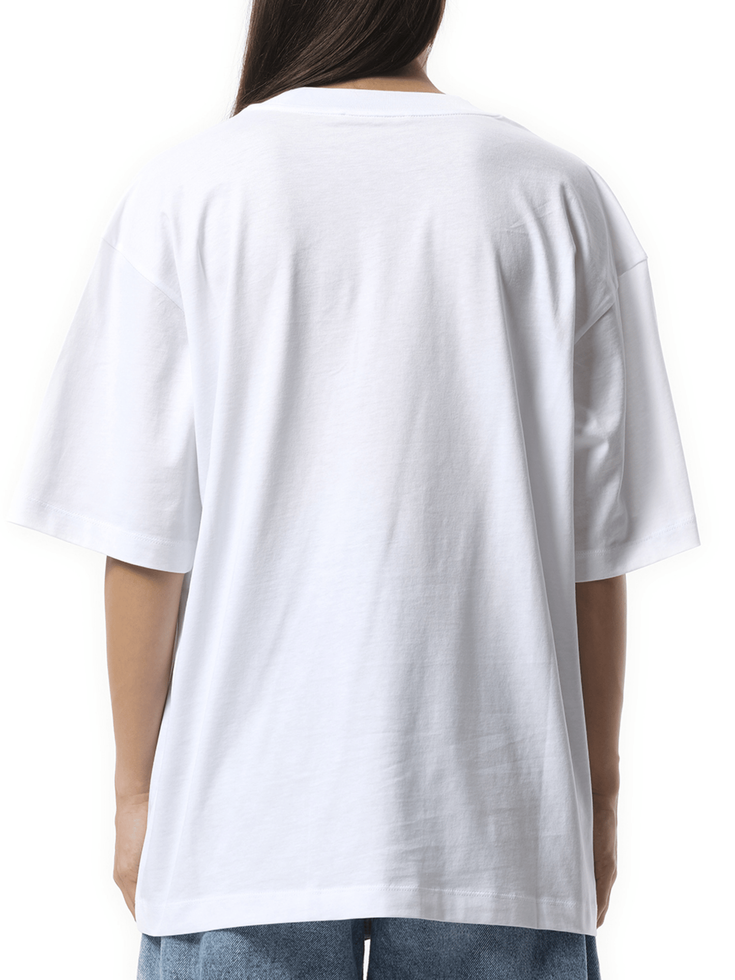 Marni Boxy Flower Print T-Shirt in Lily White