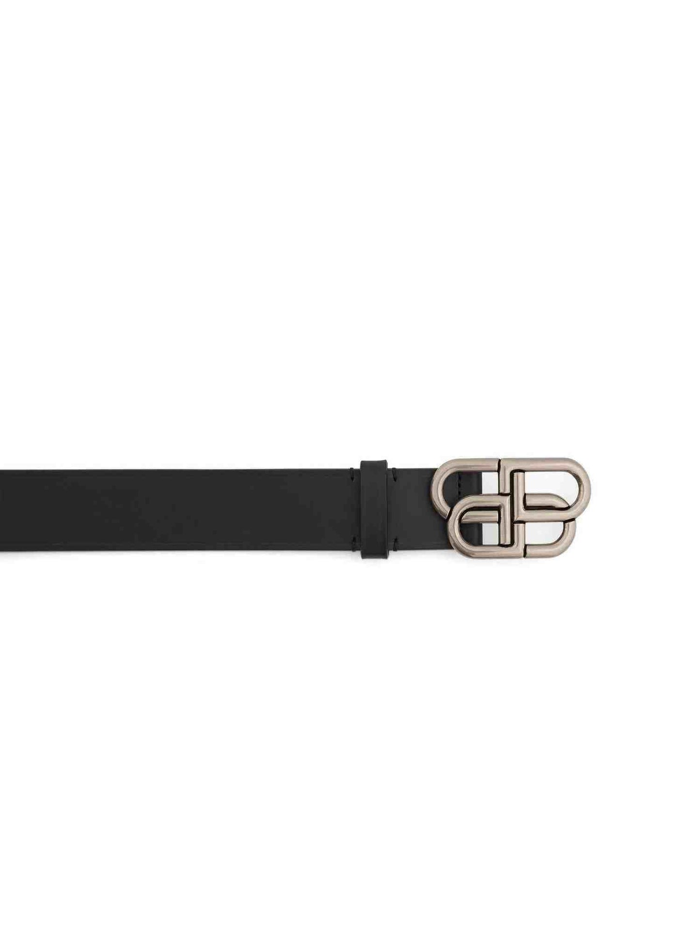 Balenciaga BB Large Belt in Black