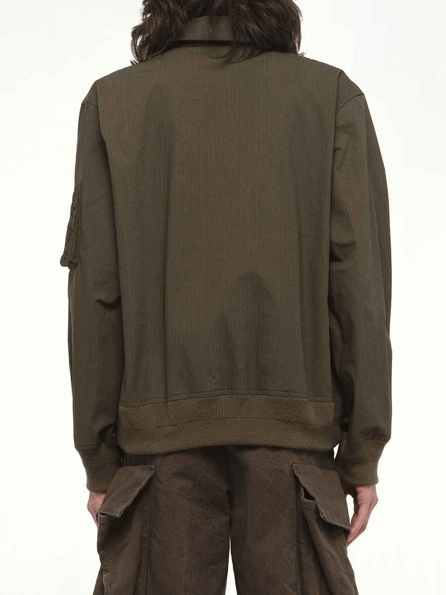 Rip Stop Blouson in Khaki