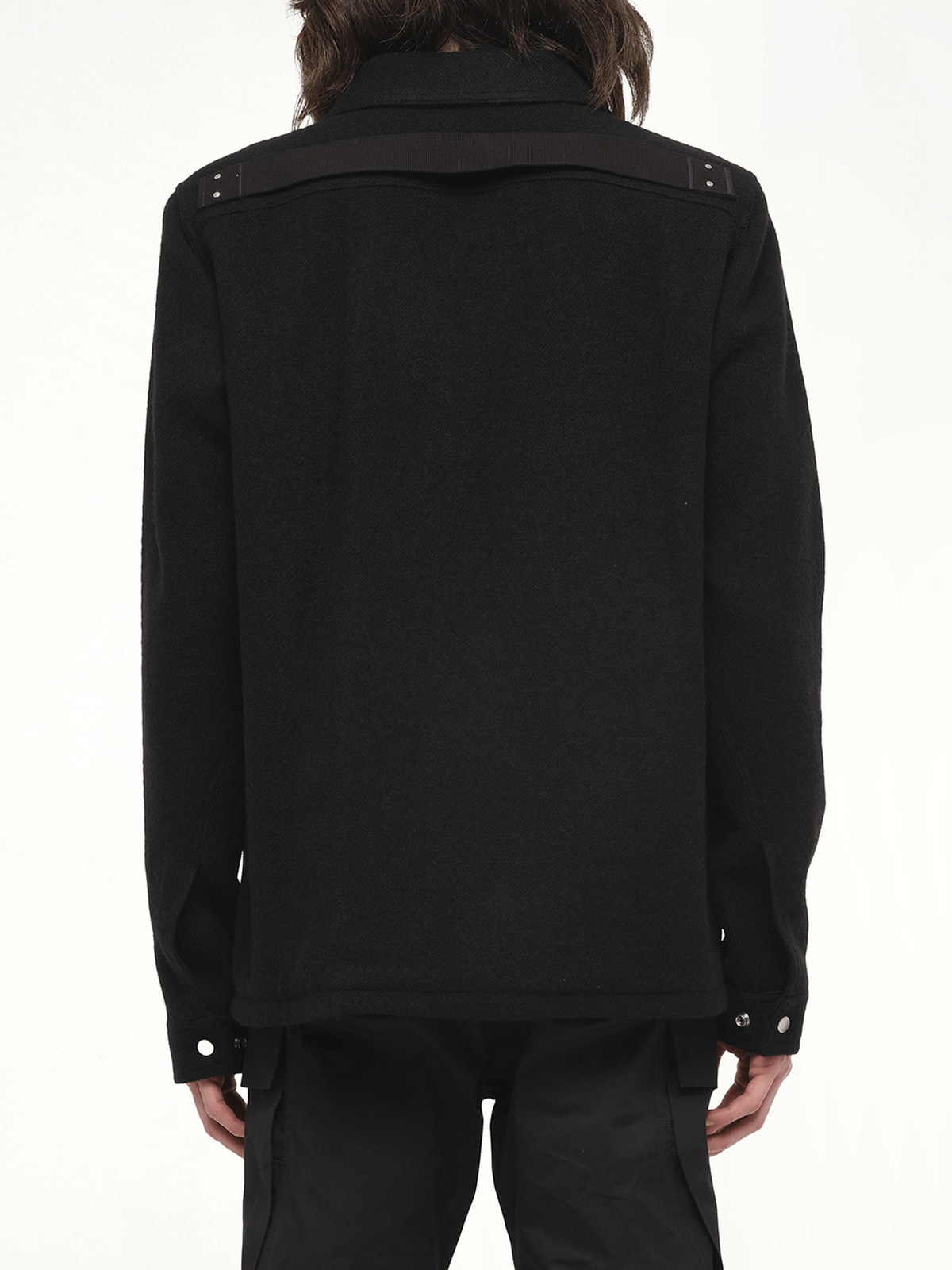 Wool Brad Jacket in Black