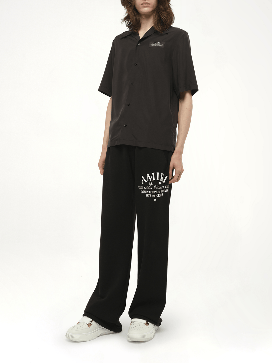Amiri Spirit Bowling Shirt in Black