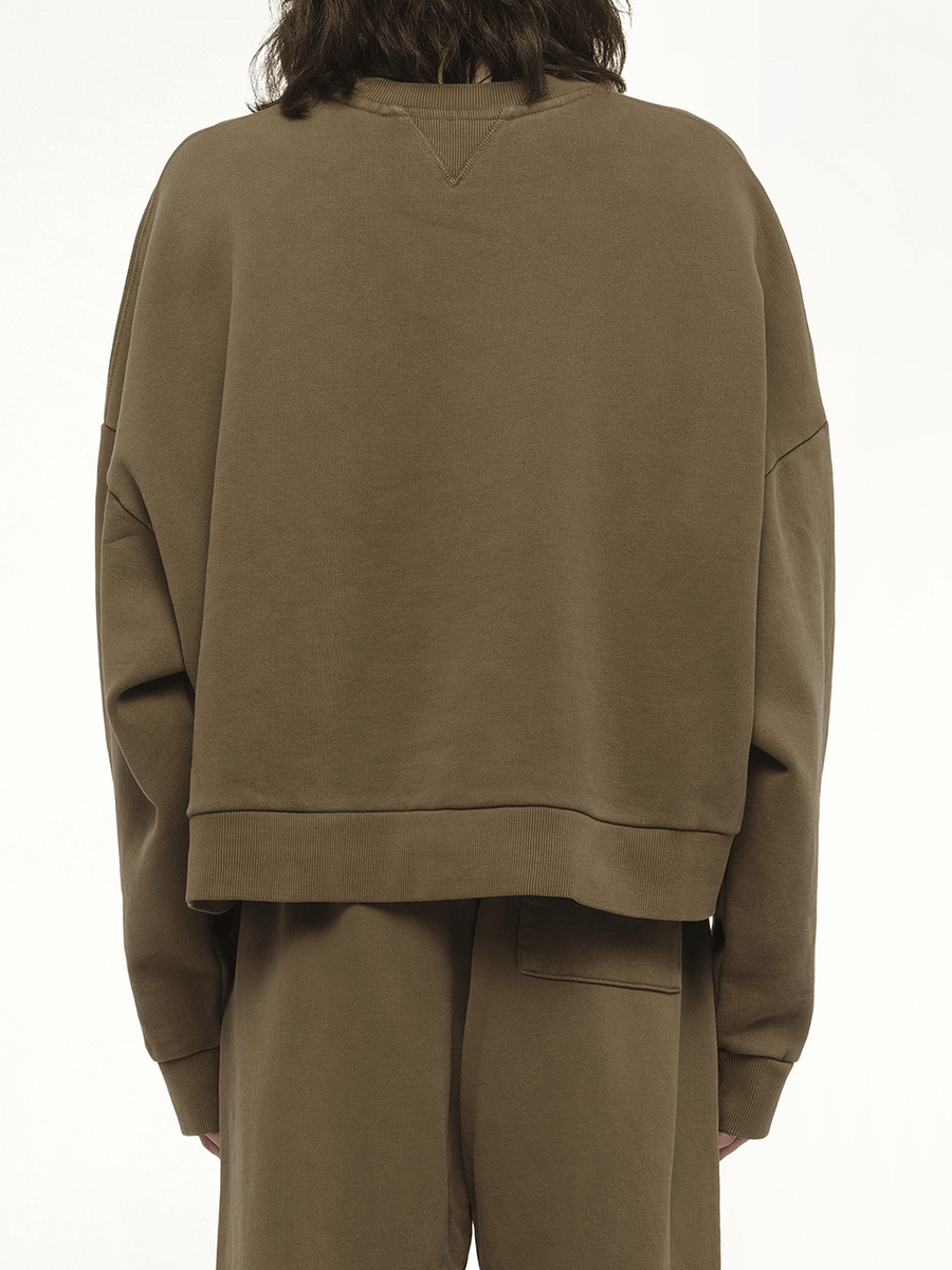 Box Sweatshirt in Military