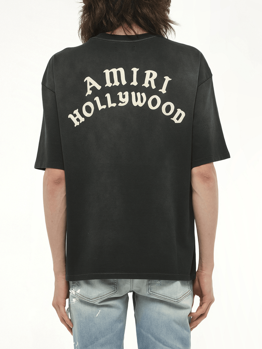 Amiri Hollywood T-Shirt in Black