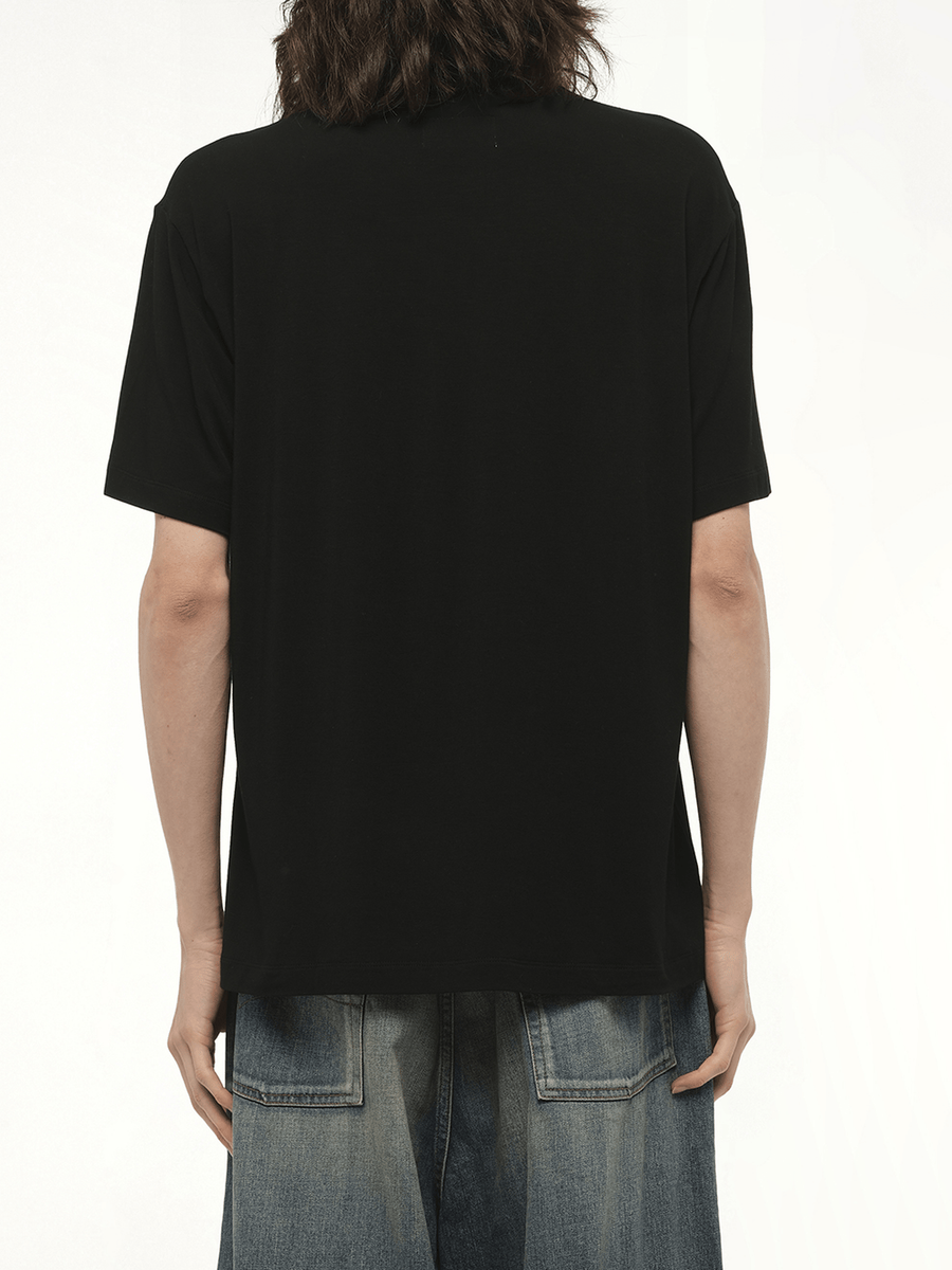 Big Japanese Neon Paint Fan Service T-Shirt in Black