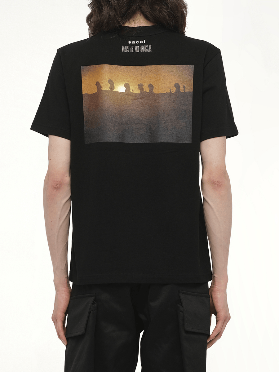 WHERE THE WILD THINGS ARE Logo T-Shirt in Black
