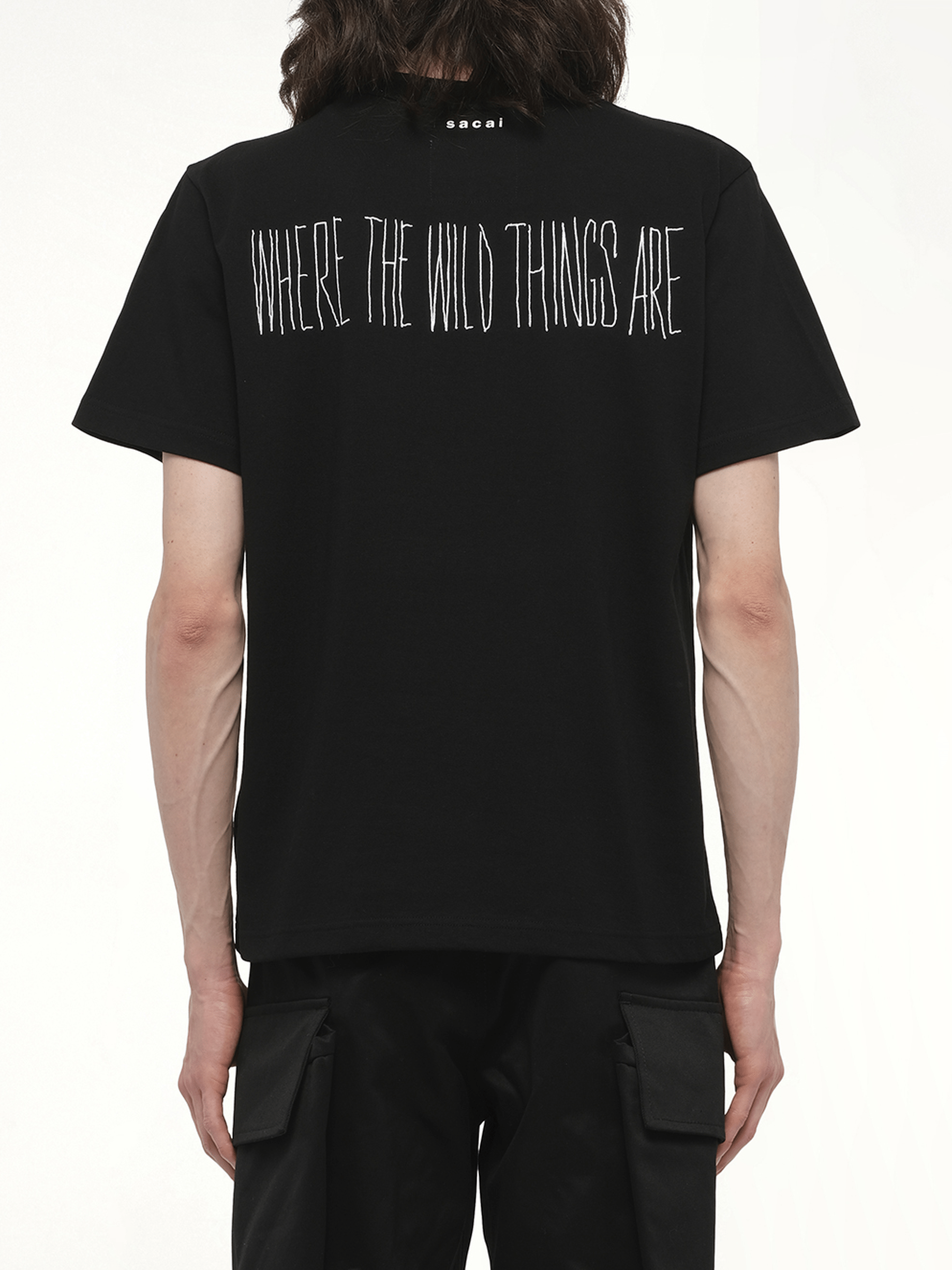 블랙 WHERE THE WILD THINGS ARE 몬스터 티셔츠