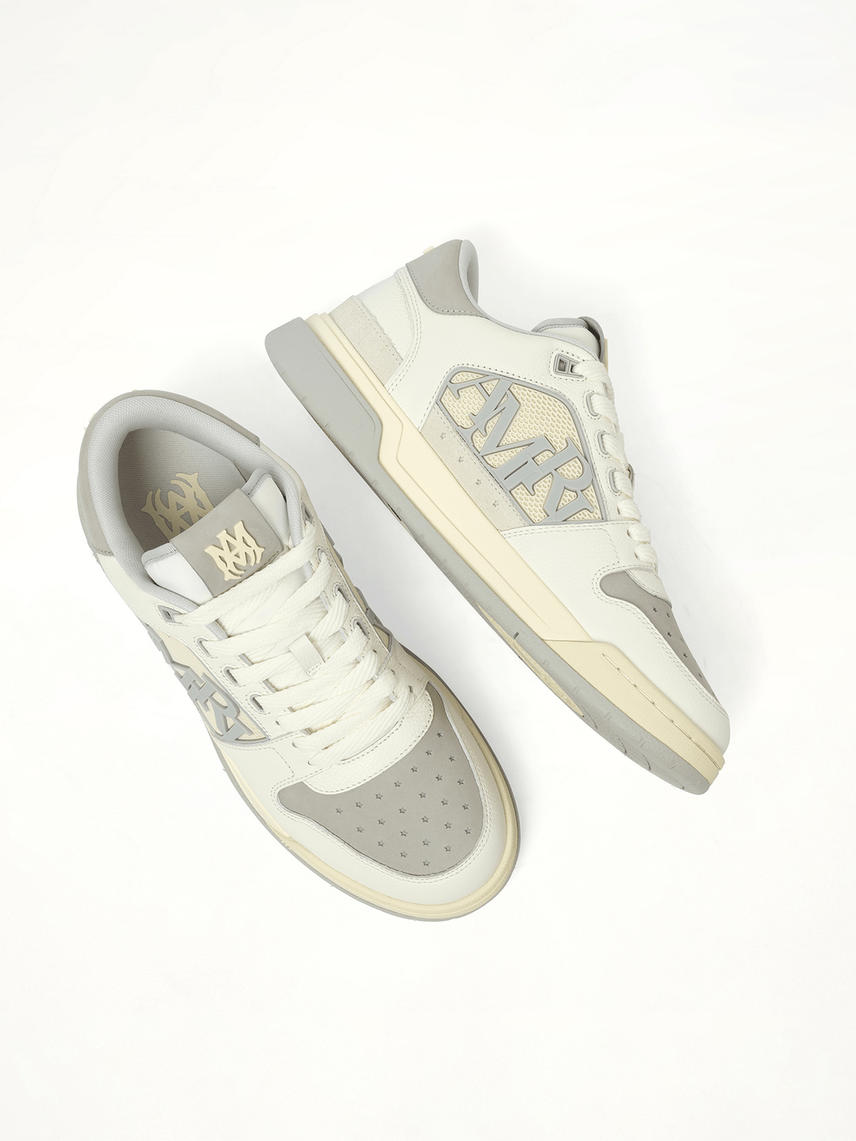 Classic Low Sneaker in Grey Back View | AMIRI