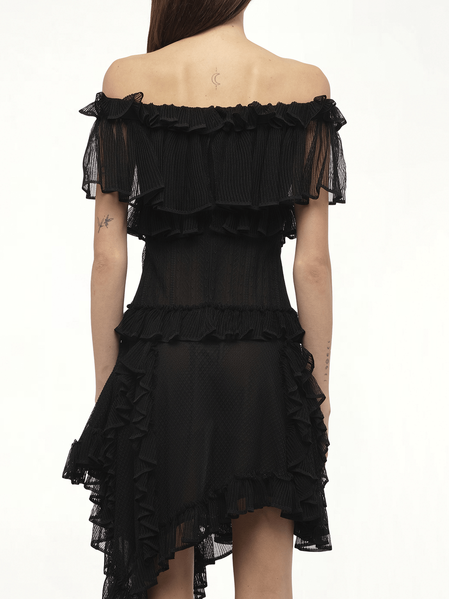 Off Shoulder Dress in Black