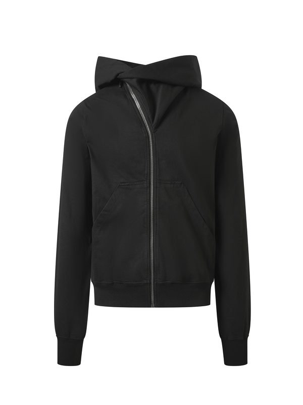 Rick Owens Drkshdw Cotton Jersey Mountain Hoodie in Black
