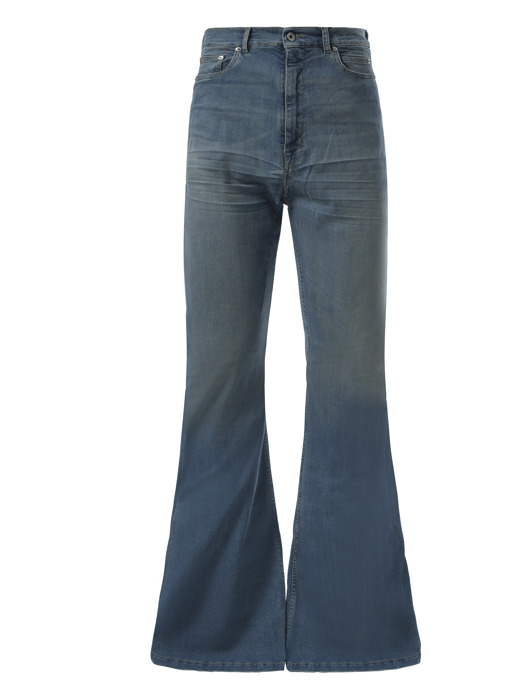 Rick Owens Drkshdw Bolan Bootcut in Washed Indigo