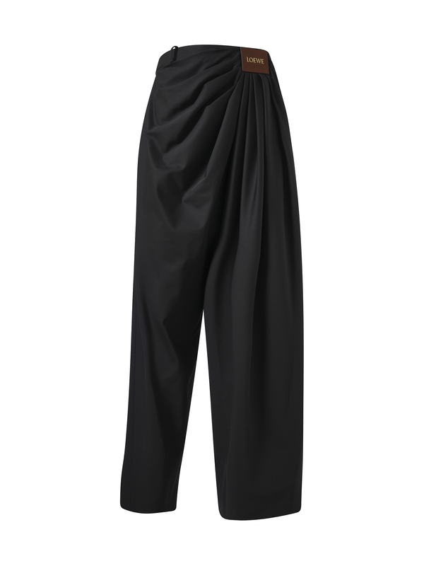 Loewe Draped Trouser in Black