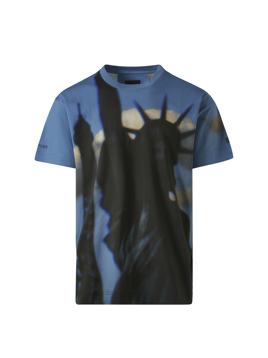 Givenchy Paris NY All Over T-Shirt in Multicolour