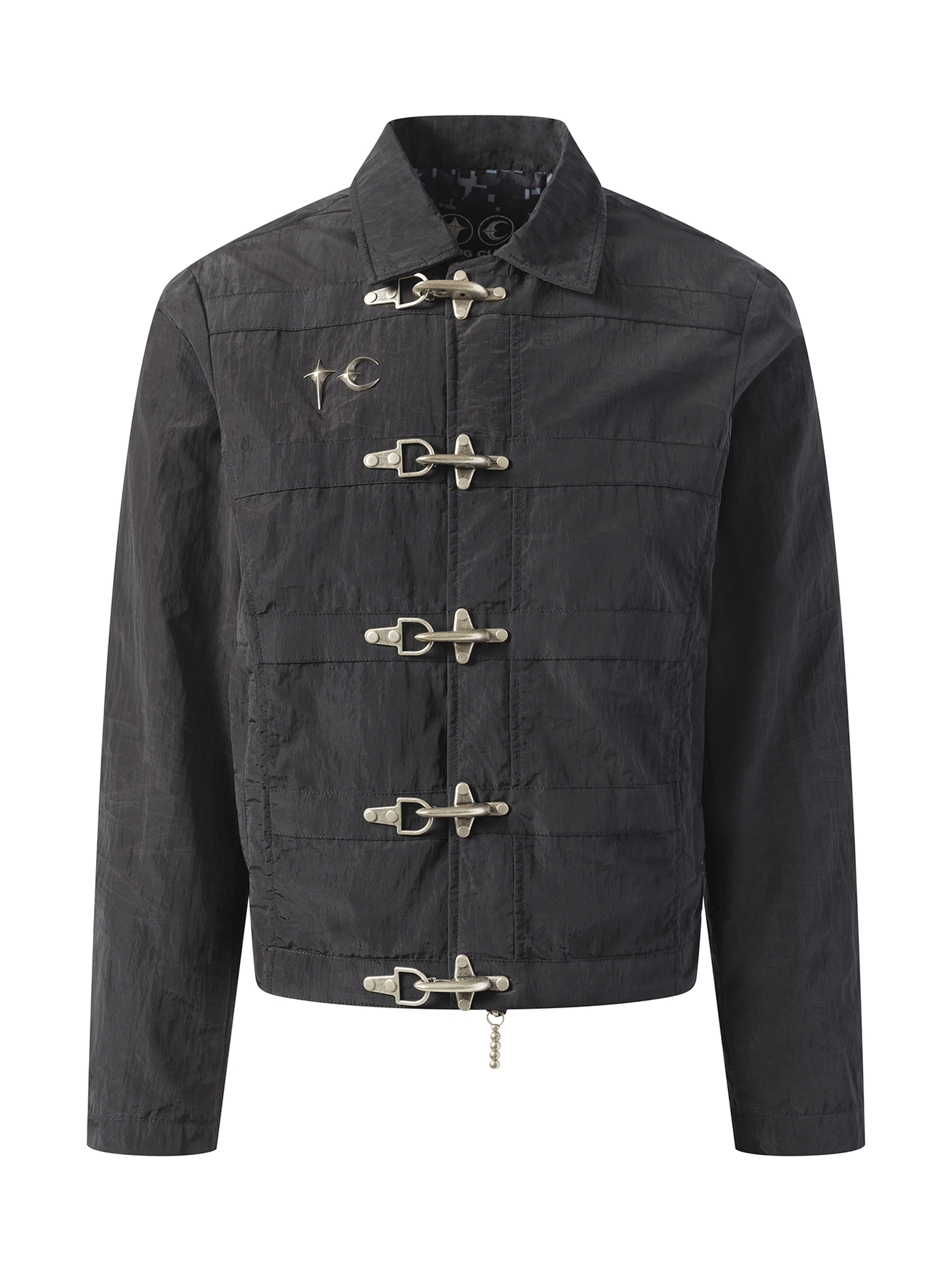 Thug Club Scarred Bio Soldier Jacket in Black