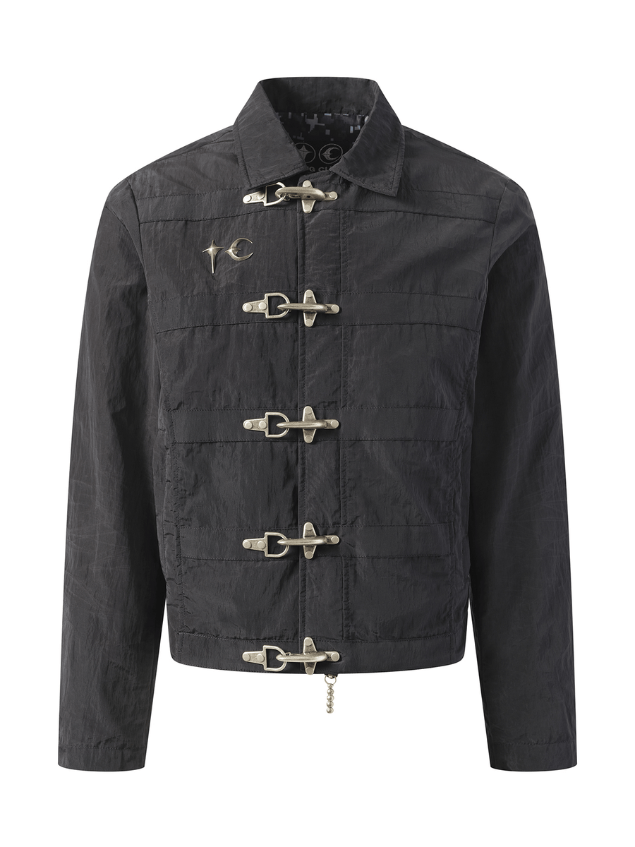 Thug Club Scarred Bio Soldier Jacket in Black
