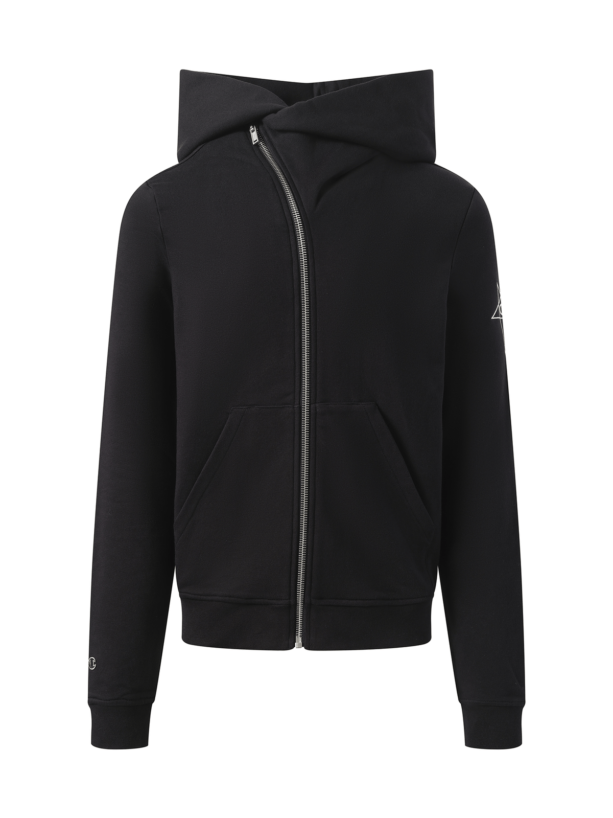 Rick Owens Drkshdw Champion x Drkshdw Mountain Hoodie in Black