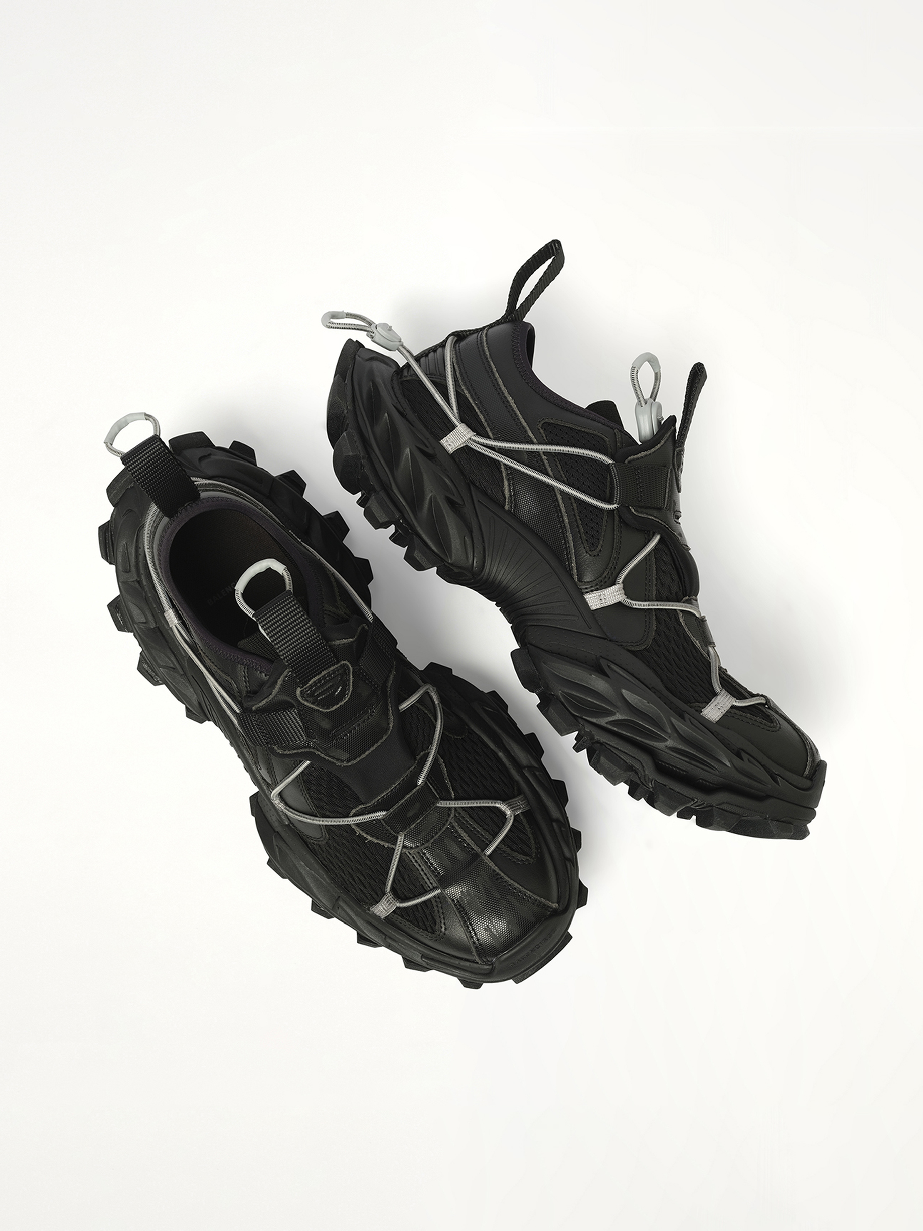 Hike Sneaker in Black Top View | BALENCIAGA