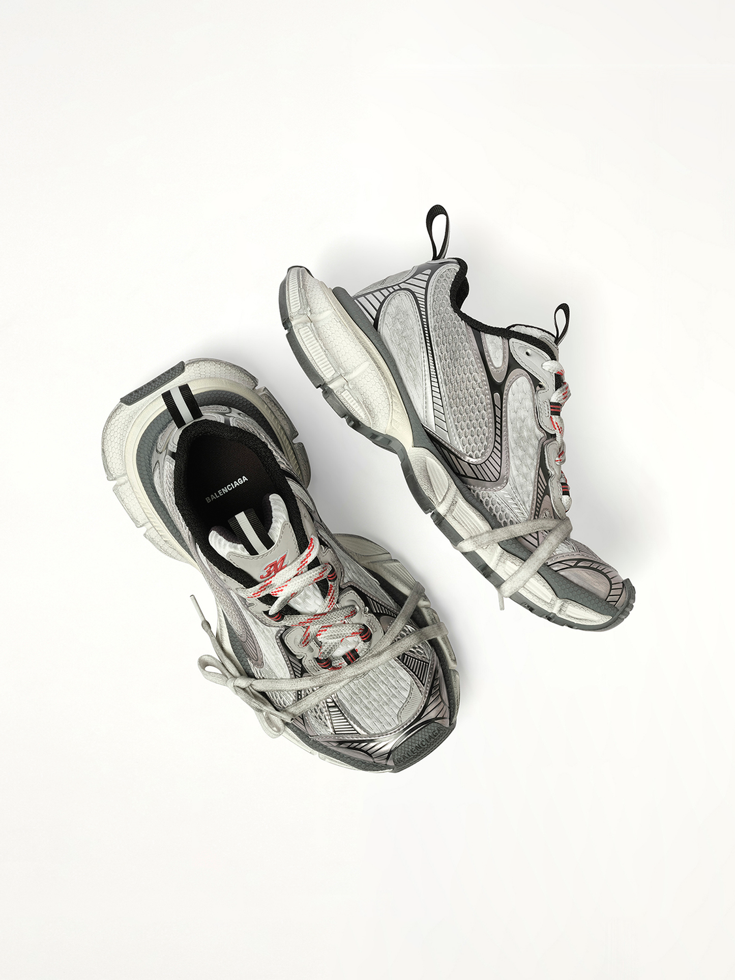 Balenciaga 3XL Sneaker in Grey/White/Red