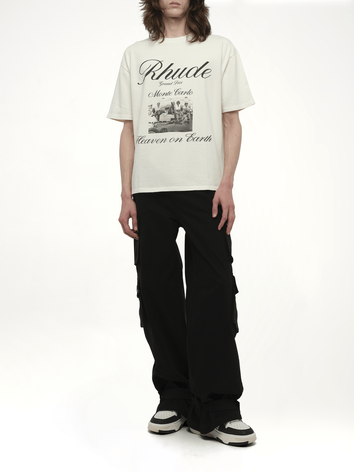 Rhude Heaven on Earth T-Shirt in Vintage White