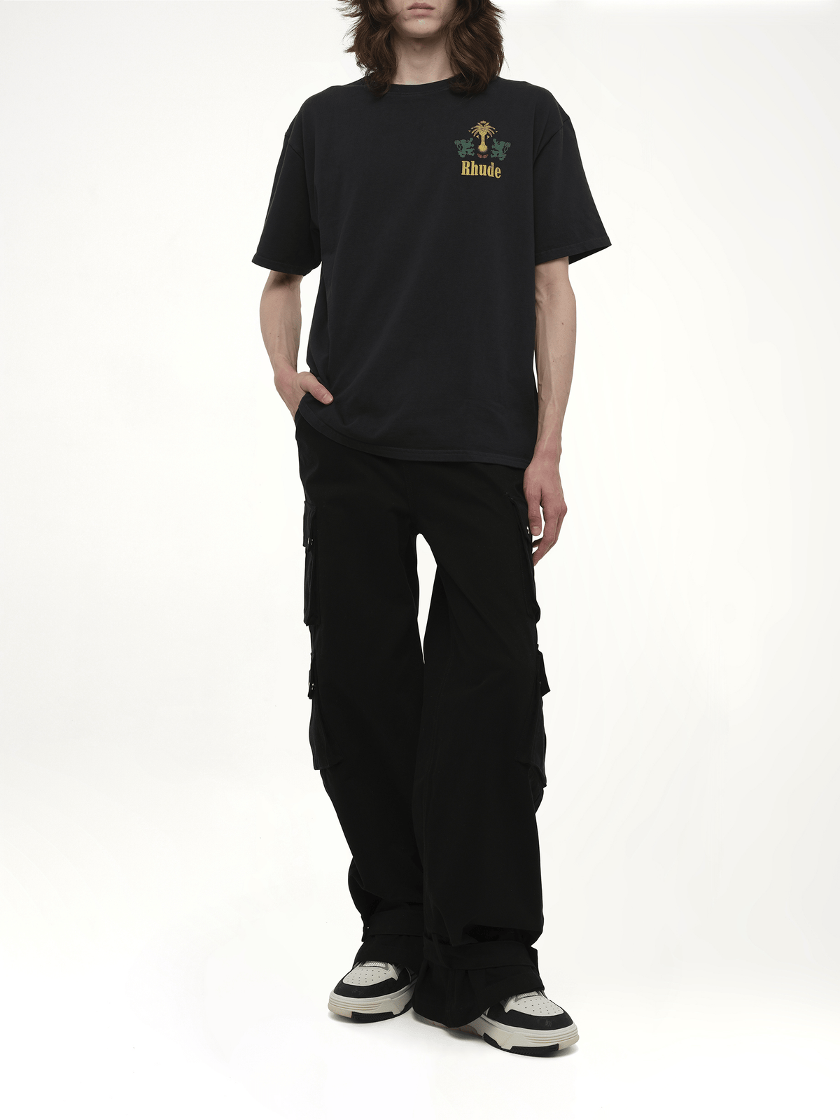 Rhude Rhude Tabaco T-Shirt in Vintage Black