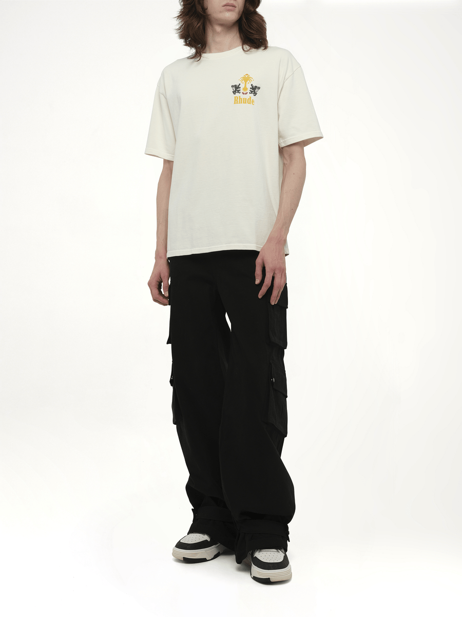 Rhude Rhude Tabaco T-Shirt in Vintage White