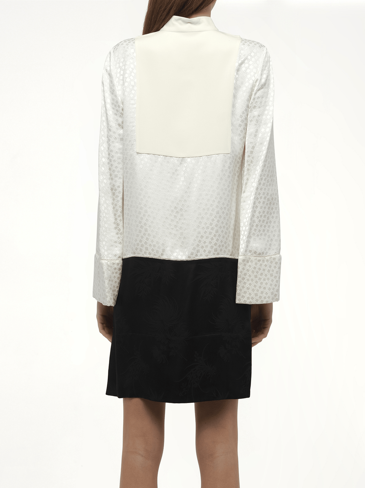 Amq - Dress in Bone/Blk