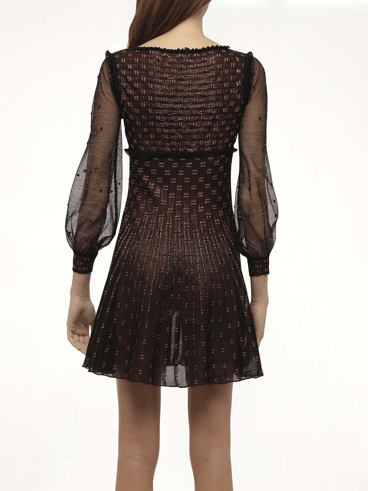 Amq - Metal Tulle Dress in 1062