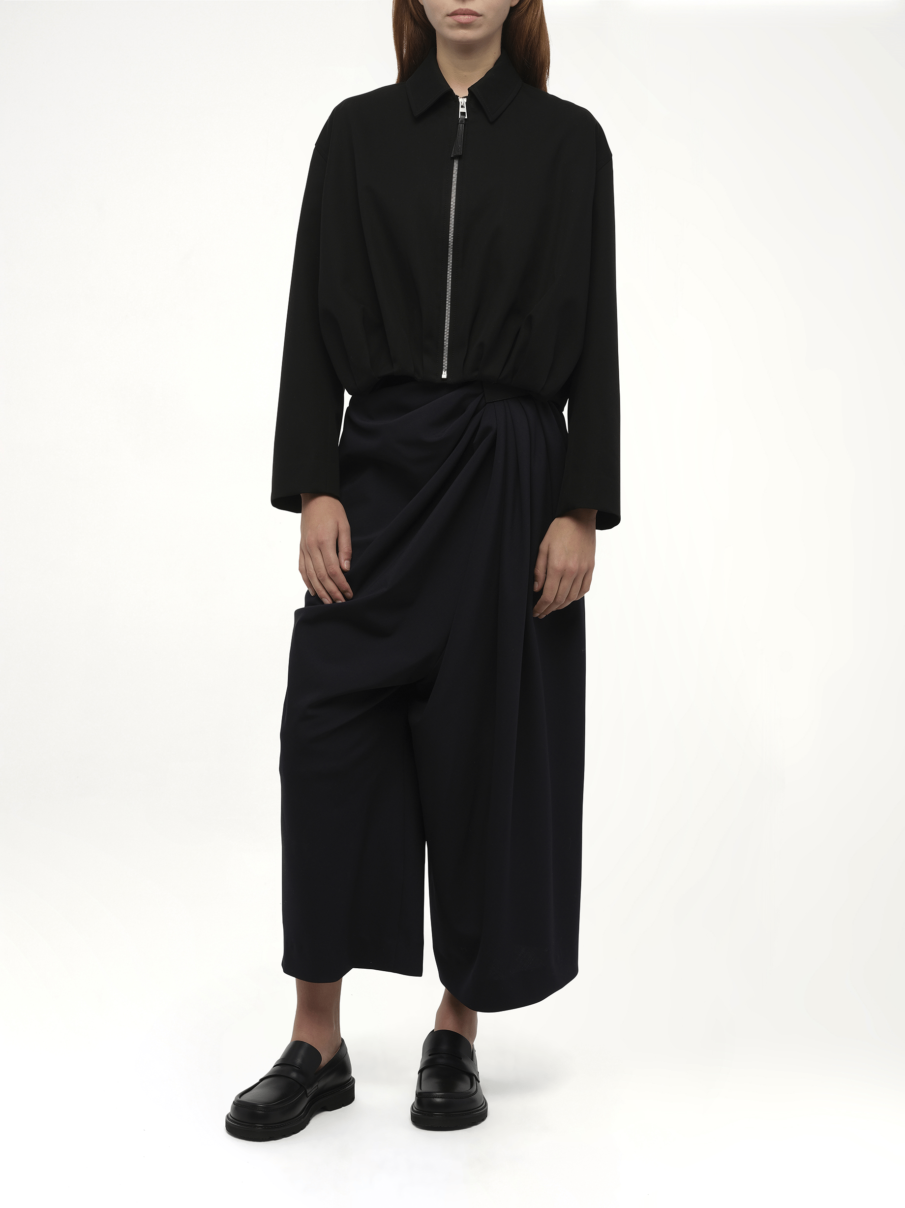 Loewe Draped Jacket in Black