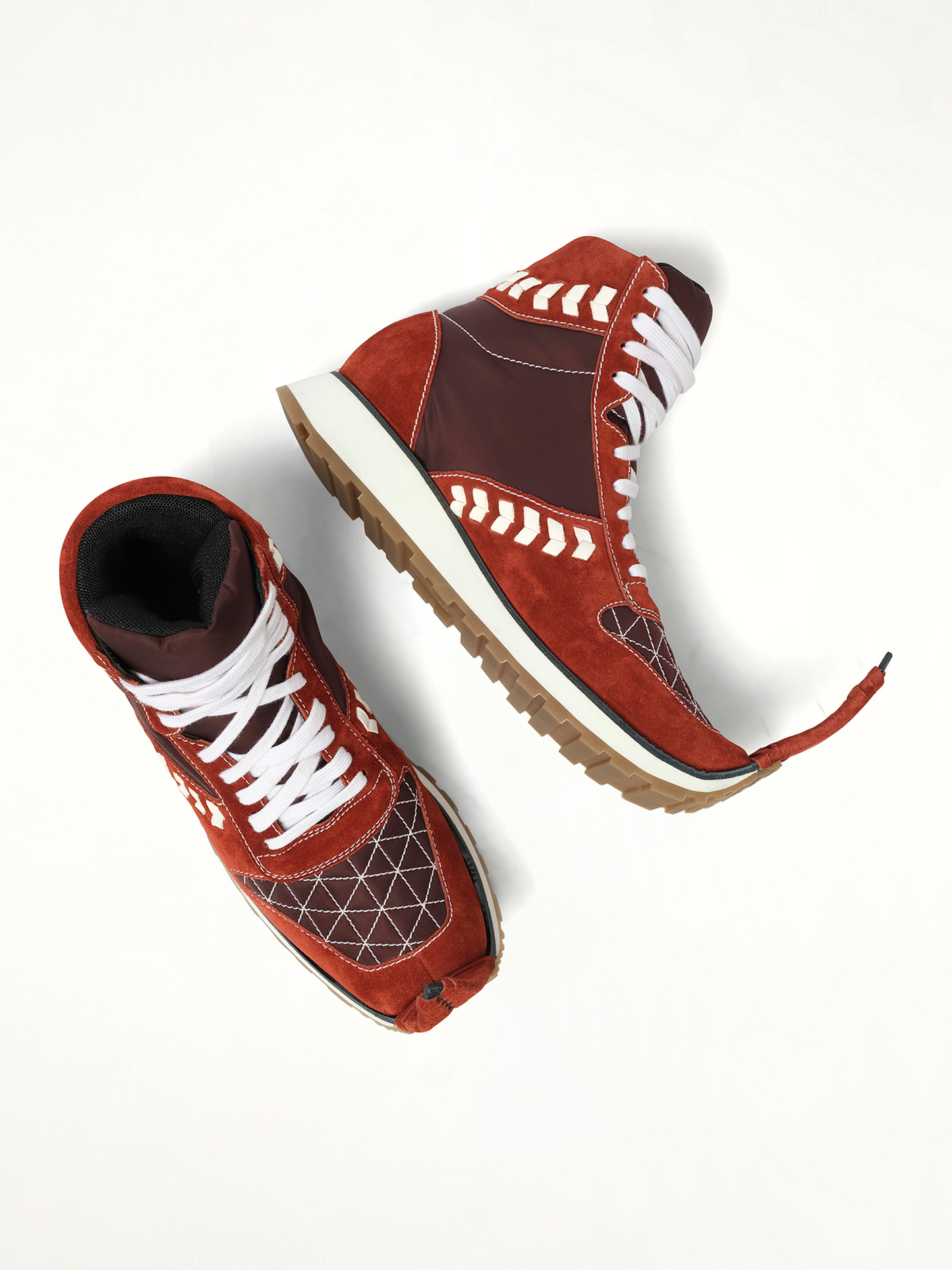 Dinosaur Sneaker Hi in Red