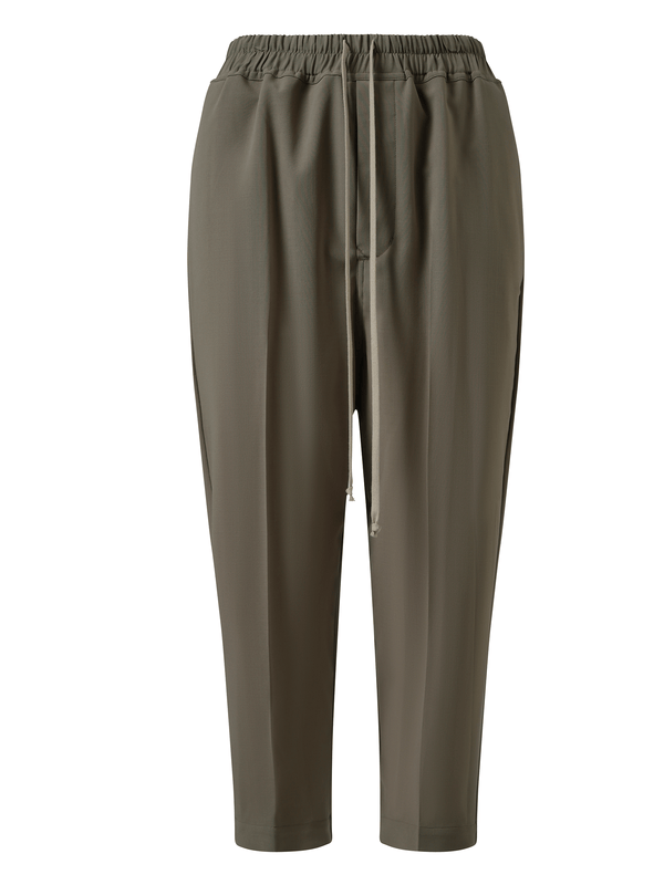 Rick Owens Drawstring Astaires Cropped in Dust