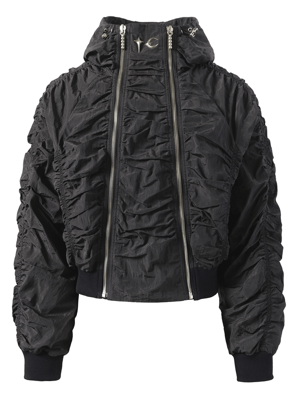 Thug Club Scarred Double Flying Bio Jacket in Black